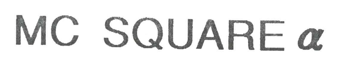 MCSQUARE;A