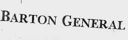 BARTON GENERAL