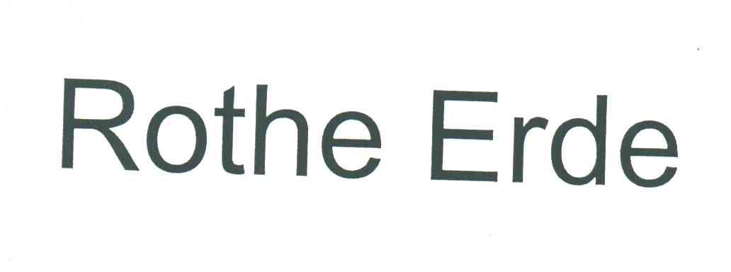 ROOTHE ERDE