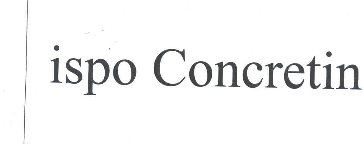 ISPO CONCRETIN