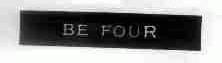 BE FOUR