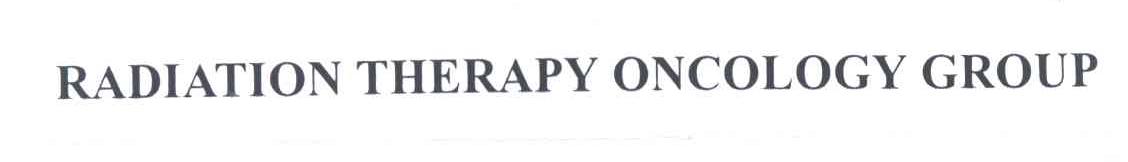 RADIATION THERAPY ONCOLOGY GROUP