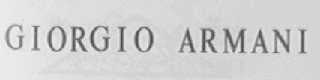 GIORGIO ARMANI
