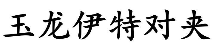 玉龙伊特对夹