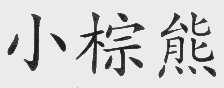 小棕熊