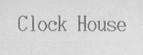 CLOCK HOUSE