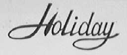 HOLIDAY