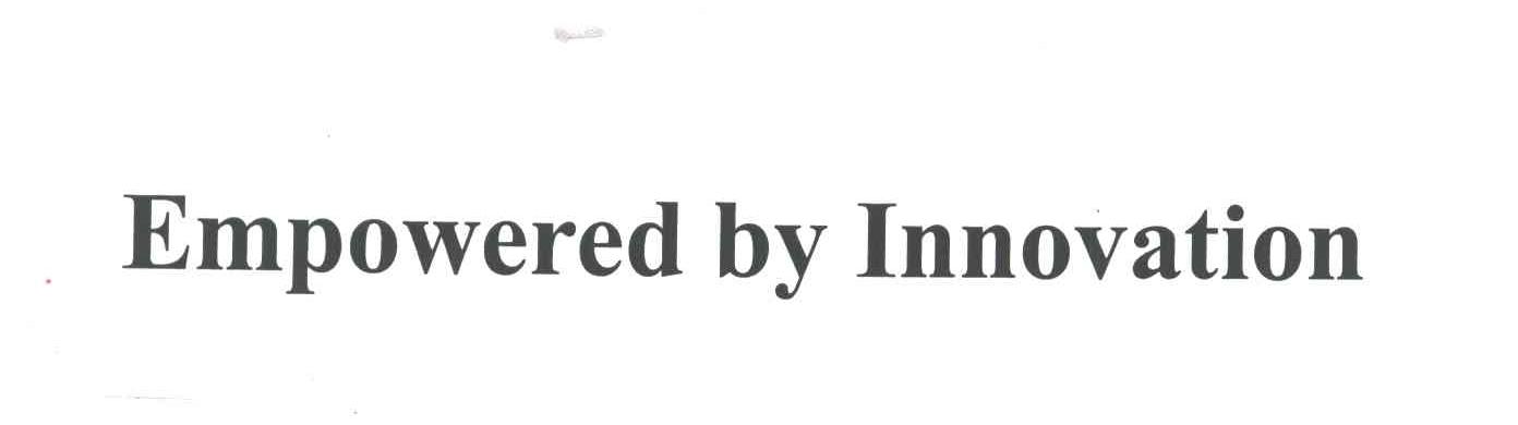 EMPOWERED BY INNOVATION
