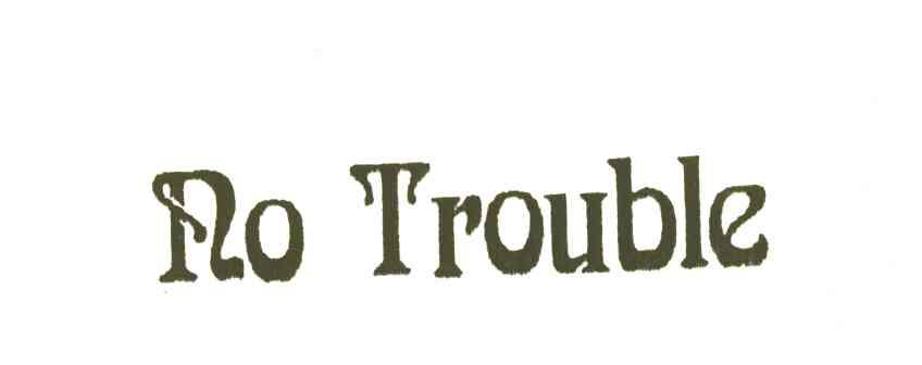 NO TROUBLE