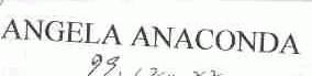 ANGELA ANACONDA