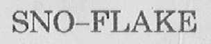 SNO-FLAKE