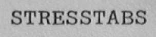 STRESSTABS