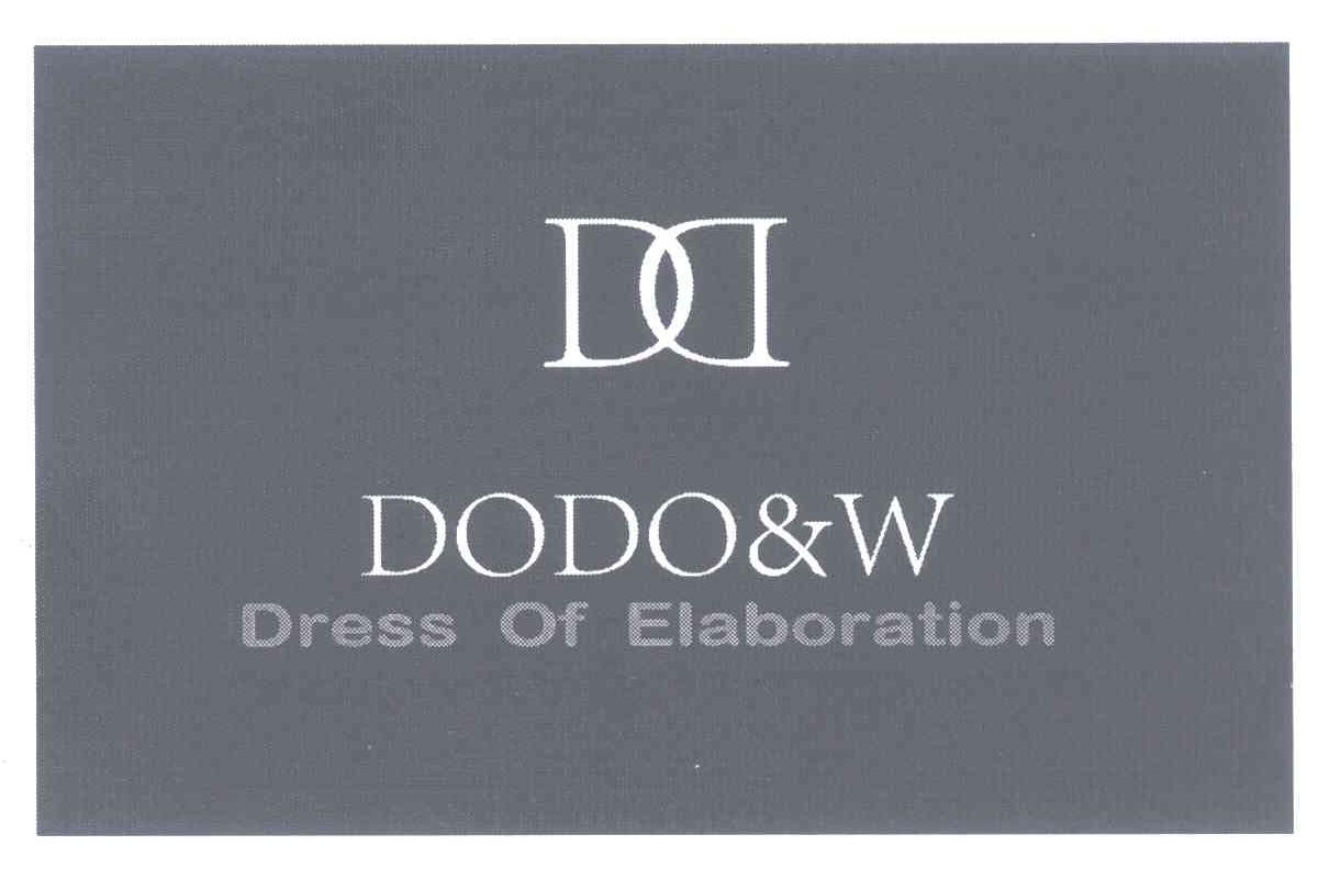DD DODO & DRESS OF ELABORATION
