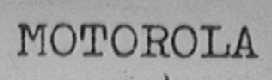 MOTOROLA