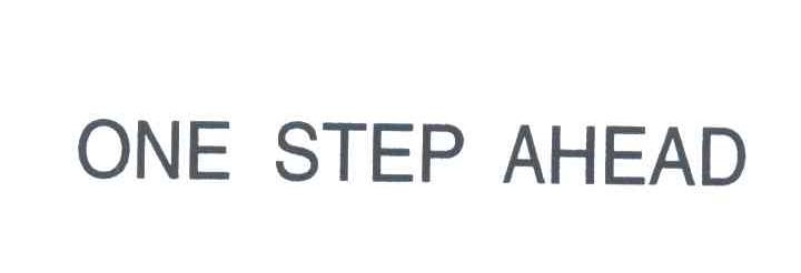ONE STEP AHEAD: