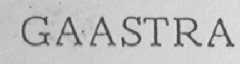 GAASTRA