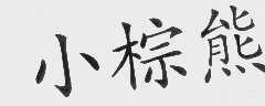 小棕熊