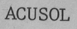ACUSOL
