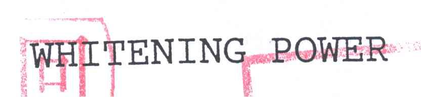 WHITENING POWER