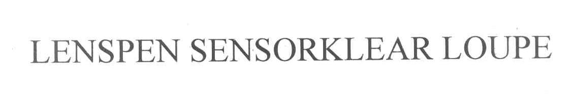 LENSPEN SENSORKLEAR LOUPE