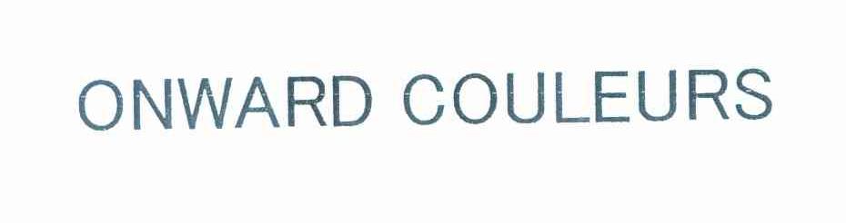 ONWARD COULEURS