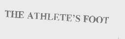 THE ATHLETE'S FOOT