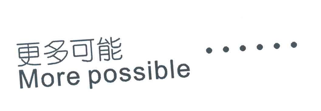 更多可能;MORE POSSIBLE......