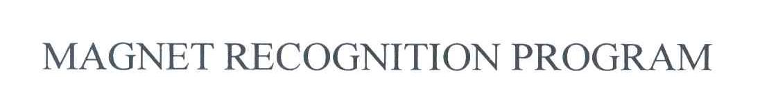 MAGNET RECOGNITION PROGRAM