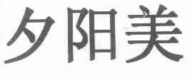 夕阳美