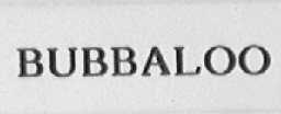 BUBBALOO