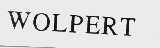 WOLPERT