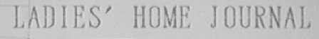 LADIES' HOME JOURNAL