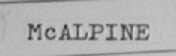 MCALPINE