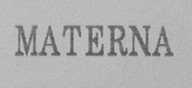 MATERNA