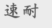 速耐