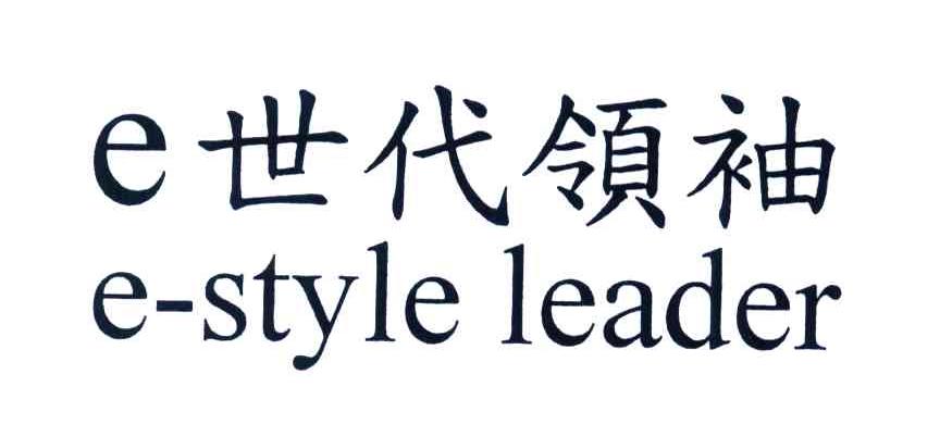 世代领袖;E STYLE LEADER