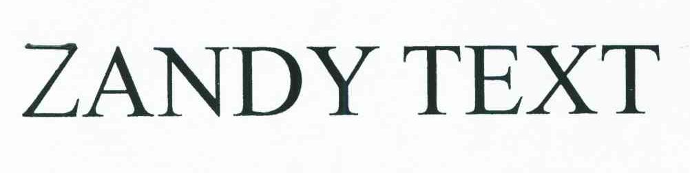 ZANDY TEXT