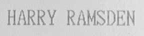 HARRY RAMSDEN