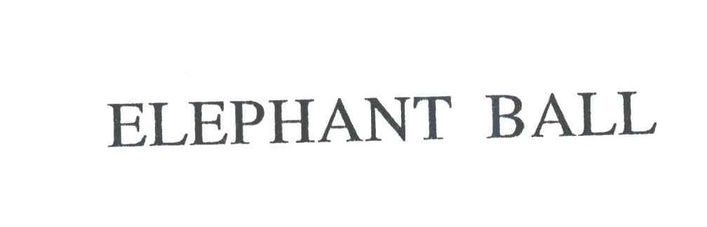 ELEPHANT BALL