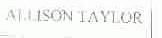 ALLISON TAYLOR