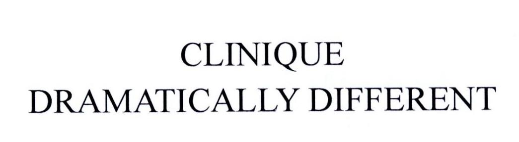 CLINIQUE DRAMATICALLY DIFFERENT