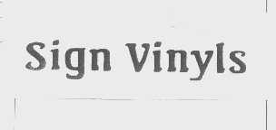 SIGN VINYLS