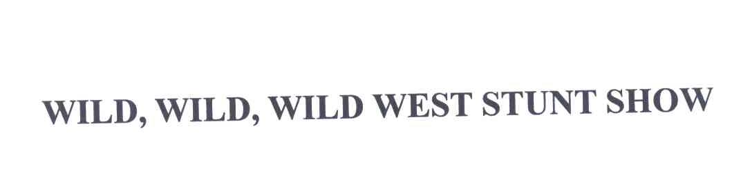 WILD WILD WILD WEST STUNT SHOW