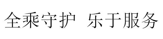 全乘守护 乐于服务