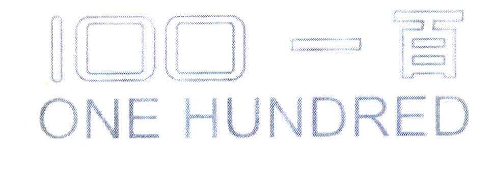 一百 ONE HUNDRED 100