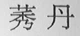 莠丹