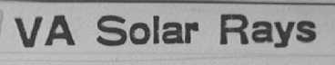 VA SOLAR RAYS