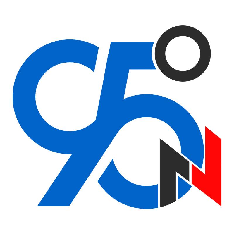 95&deg;N