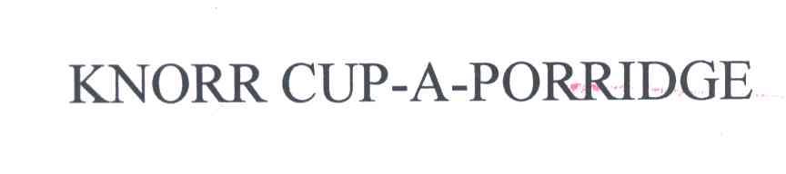 KNORR CUP-A-PORRIDGE