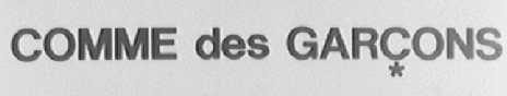 COMME DES GARCONS